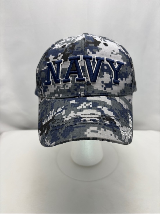 JWM Enterprises Other - NAVY Digital‎ Camo Baseball Cap - Blue Gray #0504
